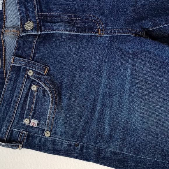 AG The Legging Ankle Super Skinny  Low Rise Jean Med Wash Size 28 Y2K Low Waist - Picture 9 of 13